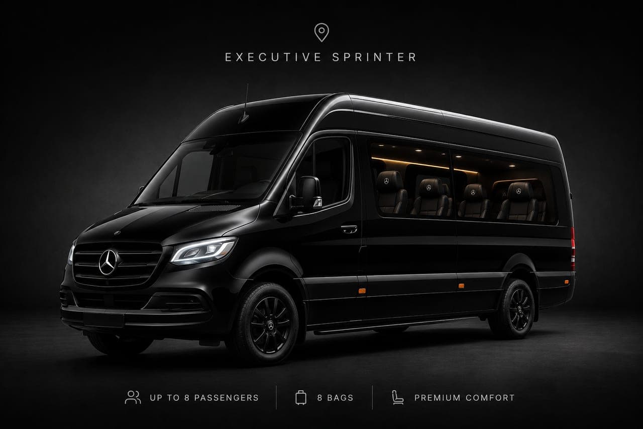 Executive Sprinter — 8 Passenger Executive Mercedes-Benz Sprinter