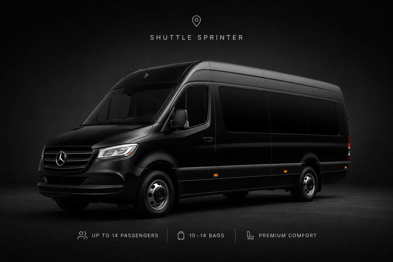 Shuttle Sprinter — 14 Passenger Mercedes-Benz Sprinter